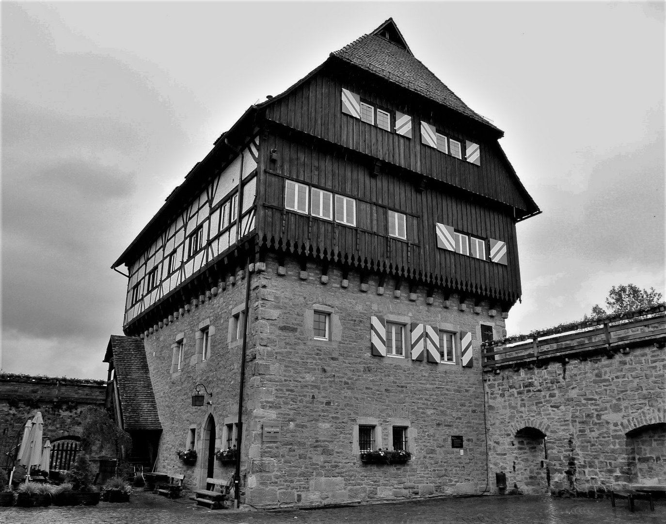 Zollernschloss in Balingen - wie dazumal...