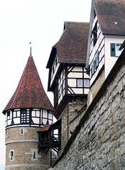 Zollernschloss mit Stadtmauer