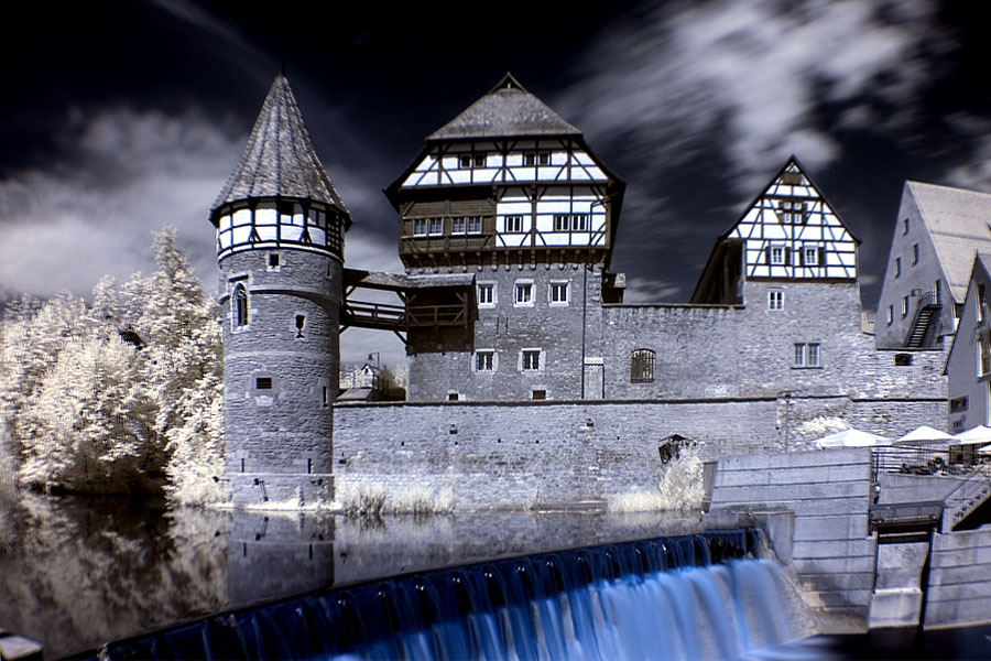 Zollerschloss Balingen in Infrarot 2