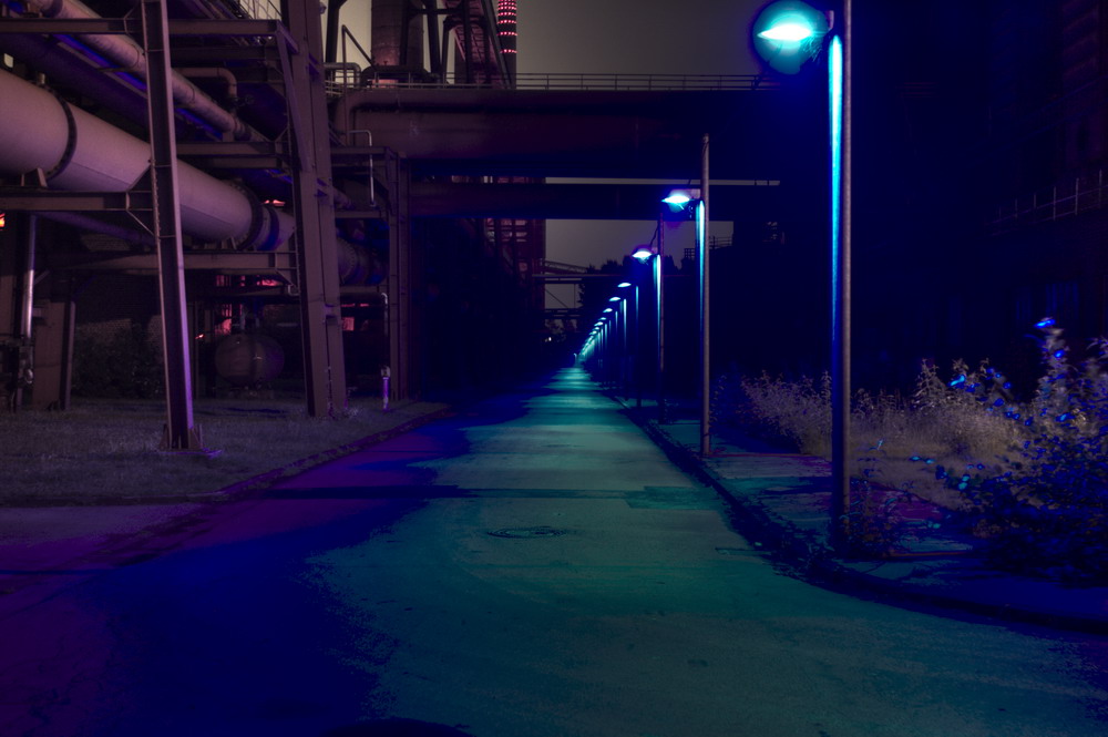 Zollverein bei Nacht
