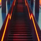 Zollverein - Die Treppe zum Eingang ins Museum