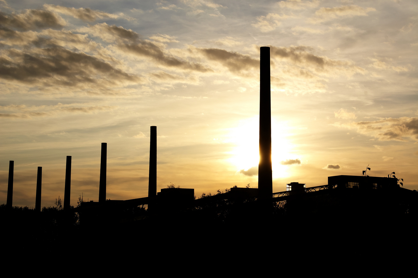 Zollverein im Sonnenuntergang