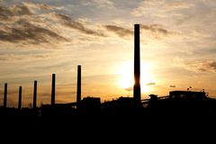 Zollverein im Sonnenuntergang