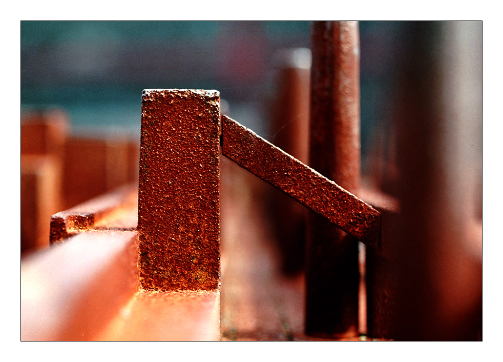 Zollverein in Stahl. Rostet.