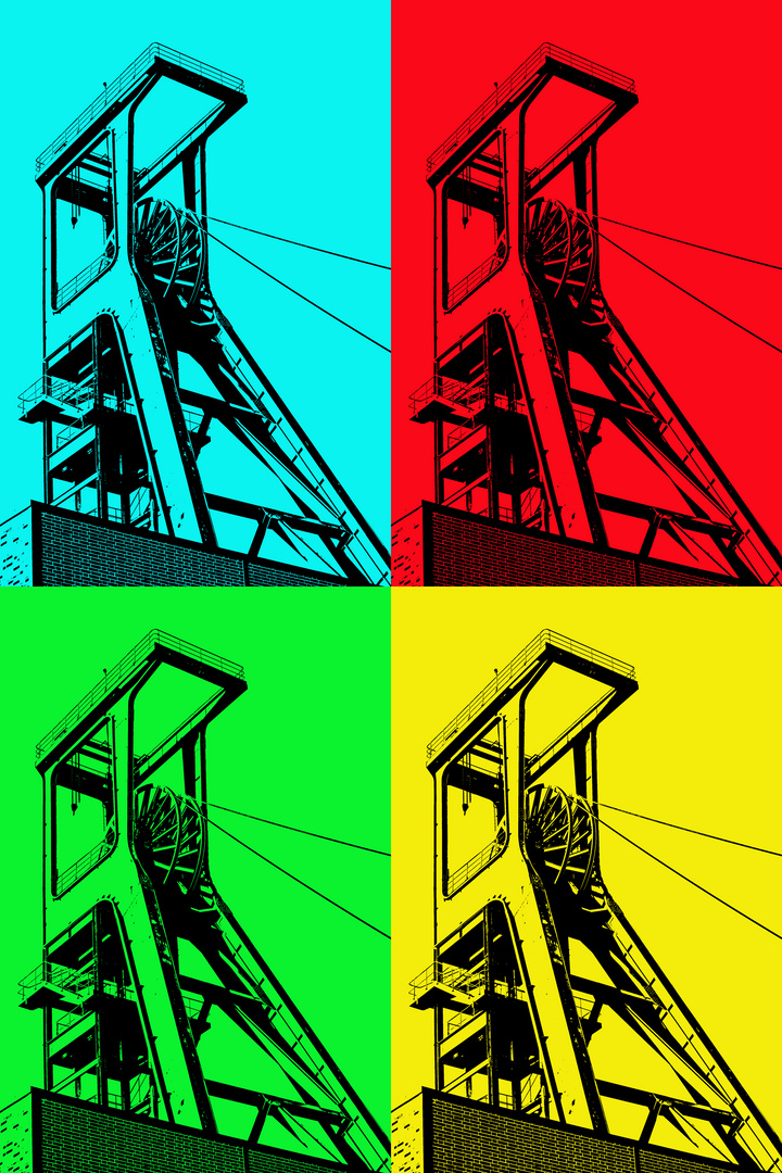 ...Zollverein...bunt...