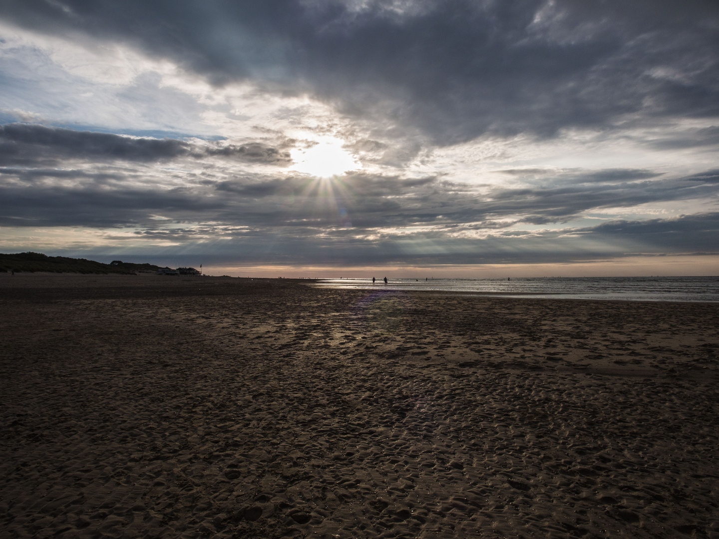 Zonnenuntergang in Renesse