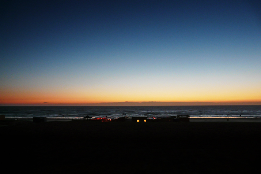 Zonsondergang aan de Zee