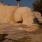 Zonsondergang bij de Pamukkale