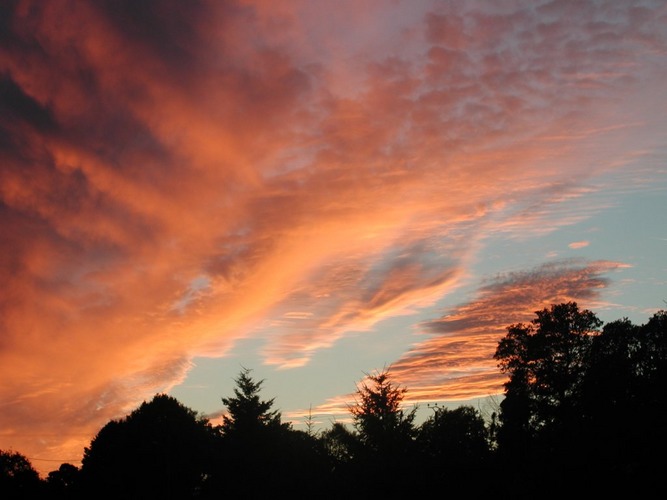 Zonsondergang Coussac - Bonneval