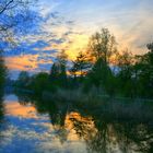 Zonsondergang in Amstelveen