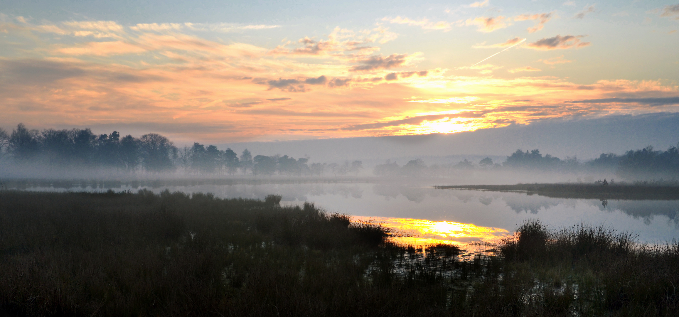 Zonsondergang Leersumse Veld