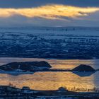 zonsondergang Myvatn HDR