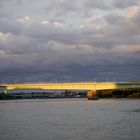 Zoobrücke in Köln im Abendlicht