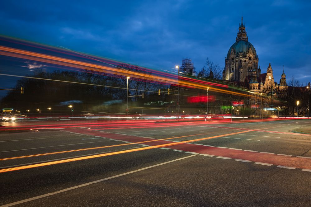 Zoom-Bus vor dem Neuen Rathaus in Hannover