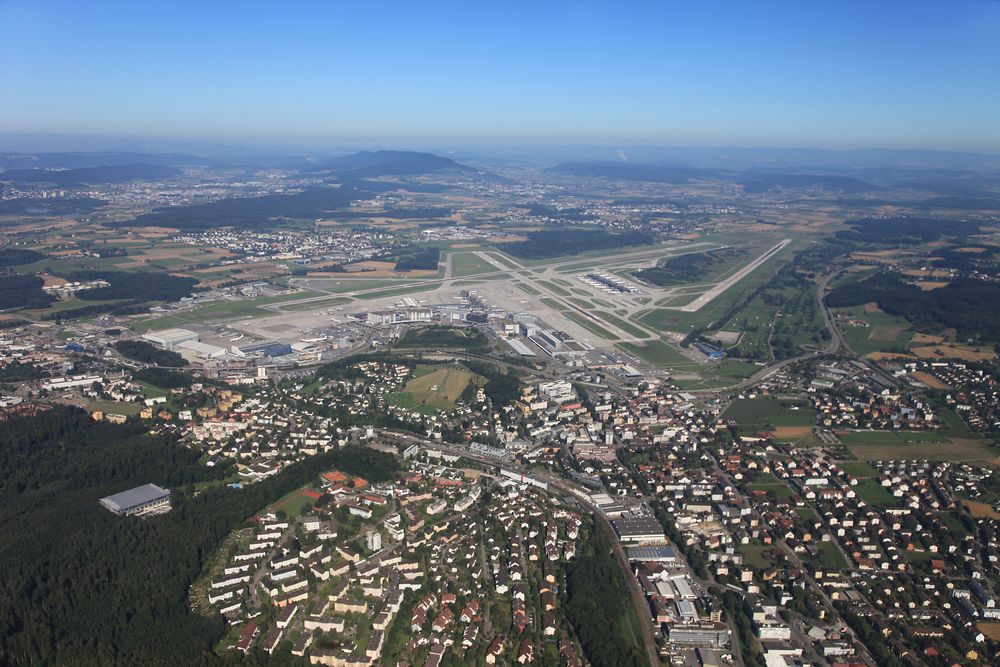 ZRH von oben .... Kloten einmal anders