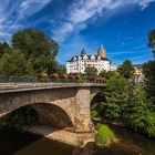 Zschopau-Brücke und Schloss Wildeck