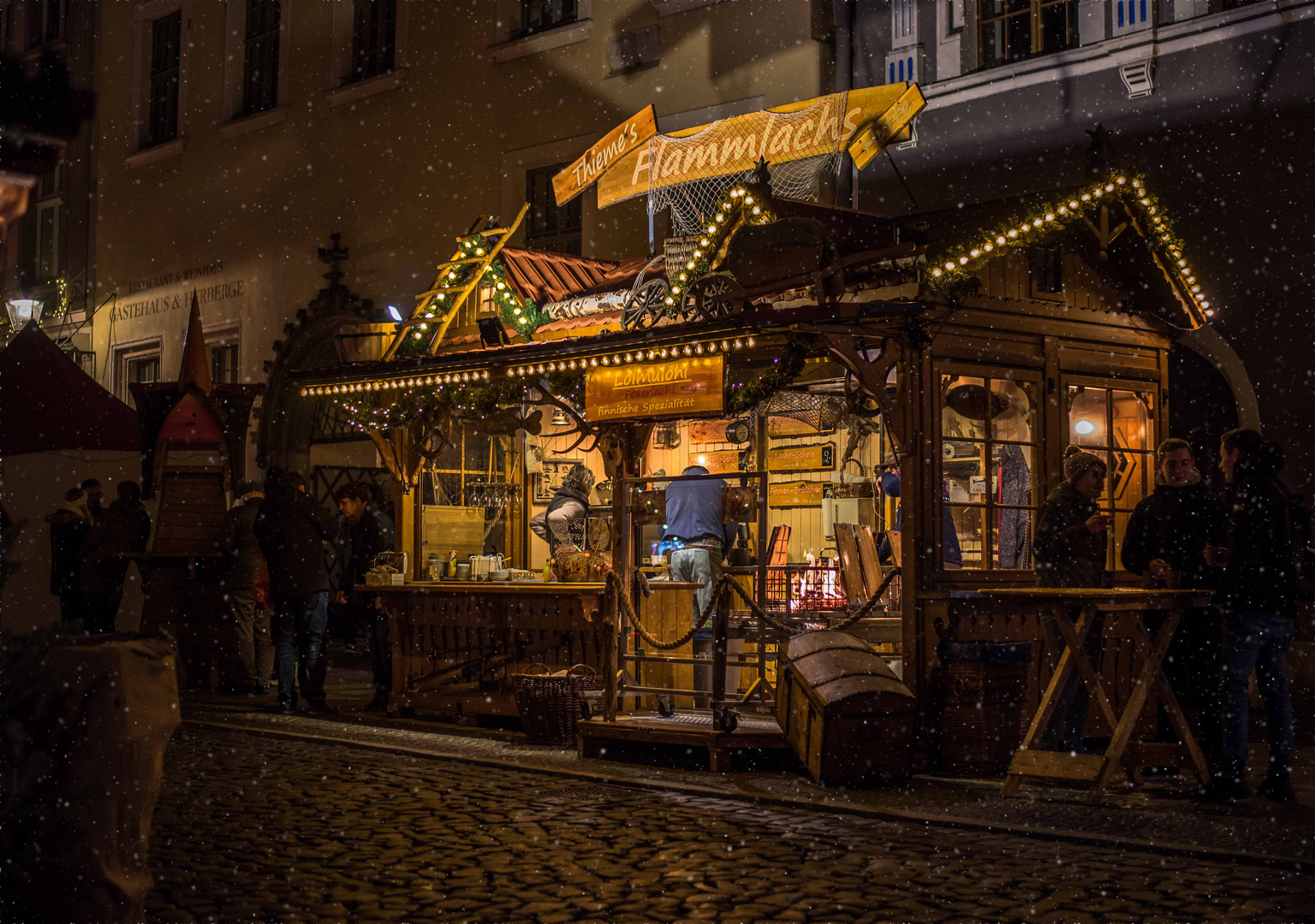 Zu Besuch auf dem Weihnachtsmarkt