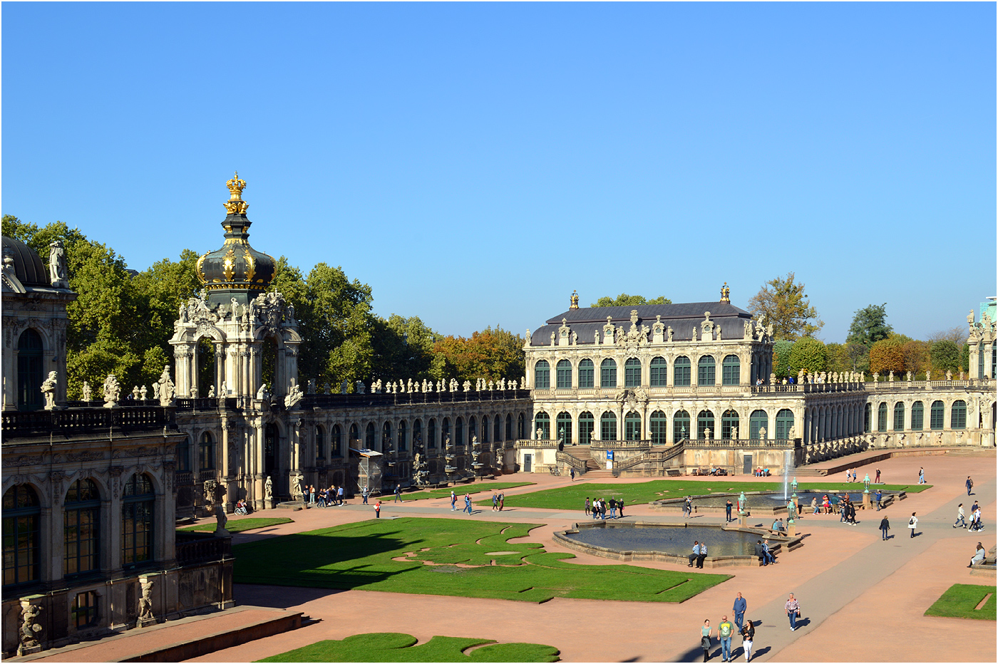 zu Besuch im Zwinger