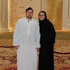 zu besuch in der Sheikh Zayed Moschee in Abu Dhabi