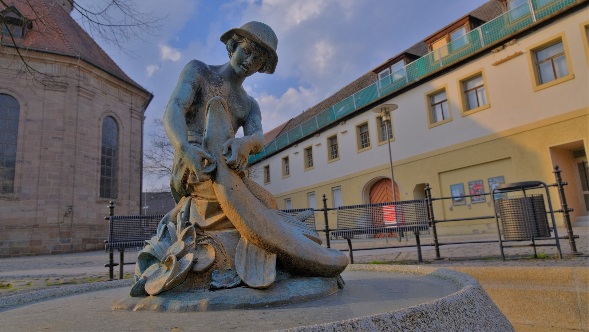 zu Besuch in Erlangen, mein Lieblingsbrunnen (Erlangen, mi fuente preferido)