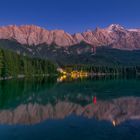 zu blauen Stunde am Eibsee