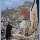 Zu den Ruinen von Tingri-Dzong , Tingri , Tibet