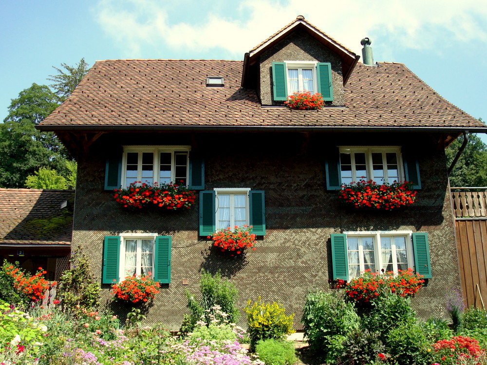 Zu diesem Haus gehört der Bauerngarten