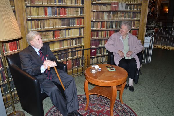 Zu Gast bei Helmut Schmidt