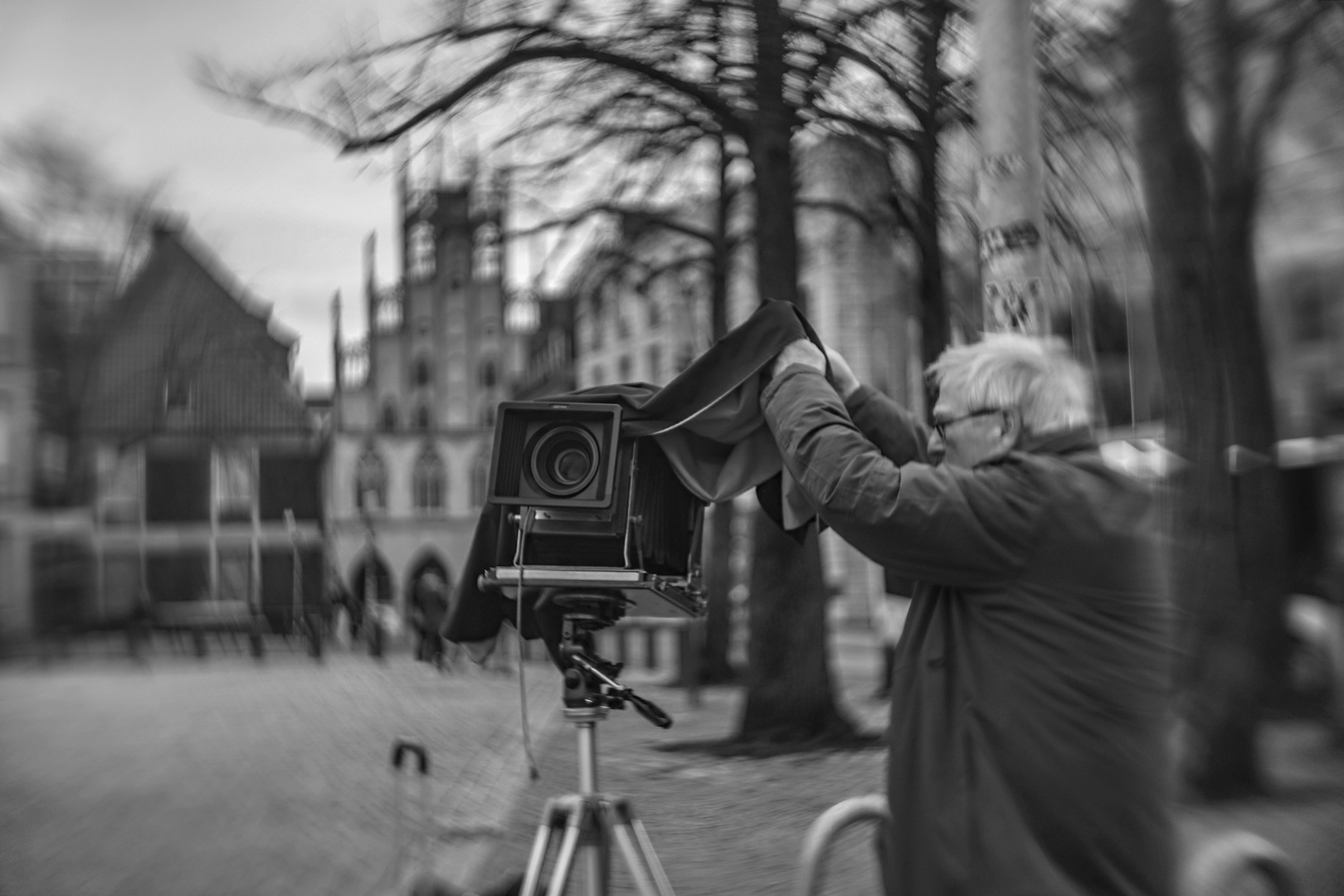 ... zu Gast in Münster. Set Domplatz.