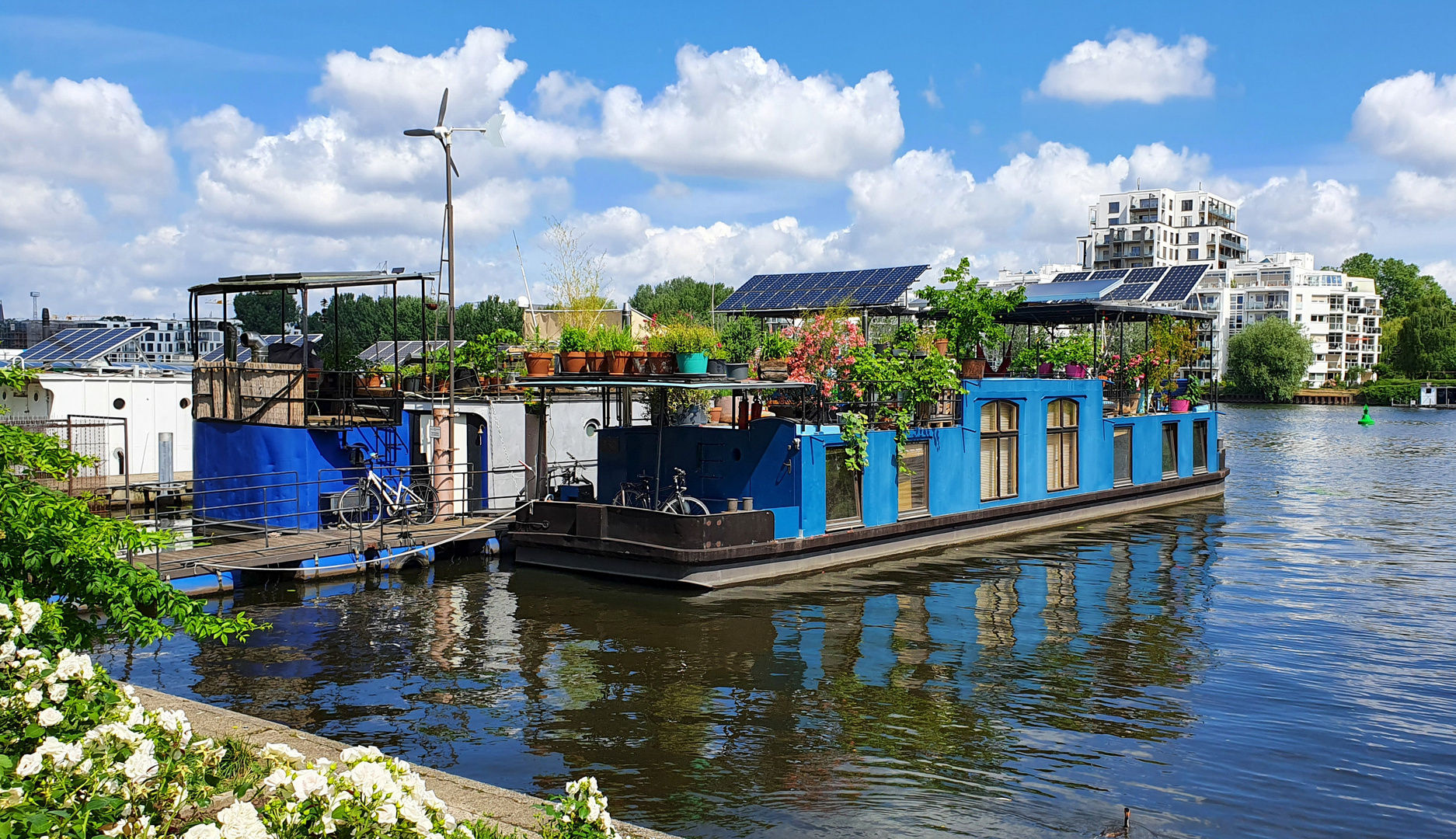 zu Hause auf der Spree