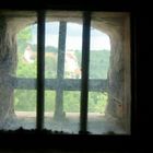 Zu Hause -   Blick aus dem Toilettenfenster