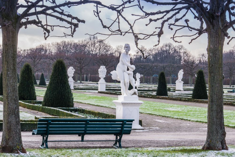 zu kalt zum Sitzen - Großer Garten Hannover-Herrenhausen
