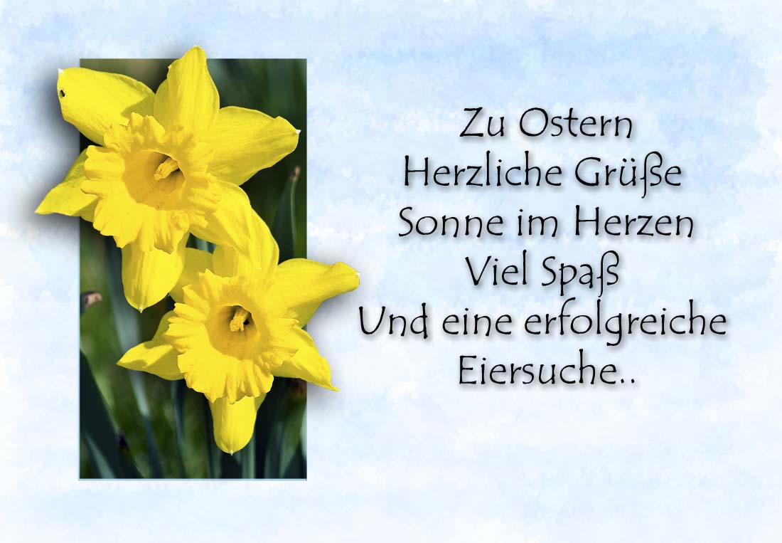 Zu Ostern....