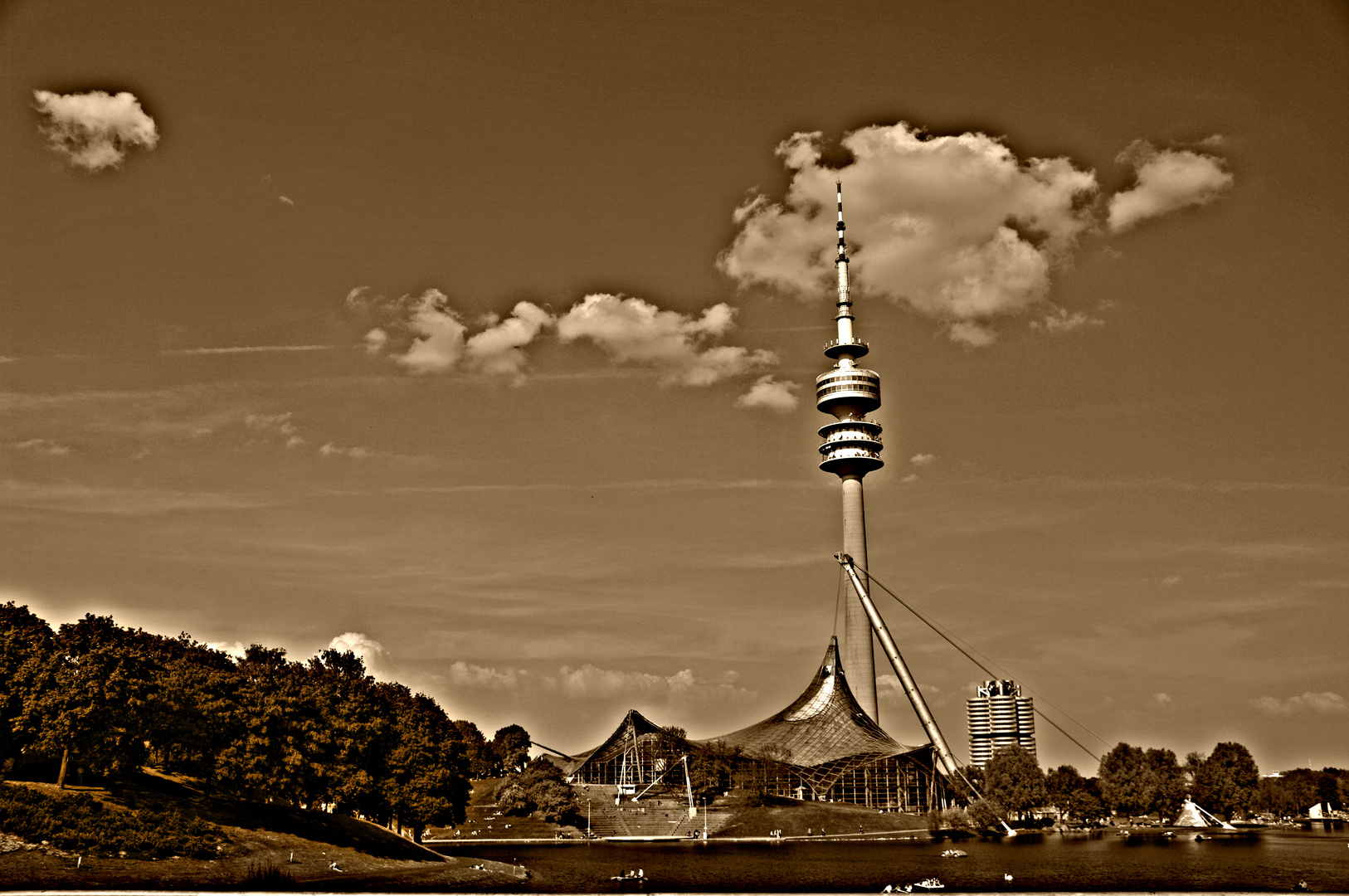 zu Ostern im Olympiapark