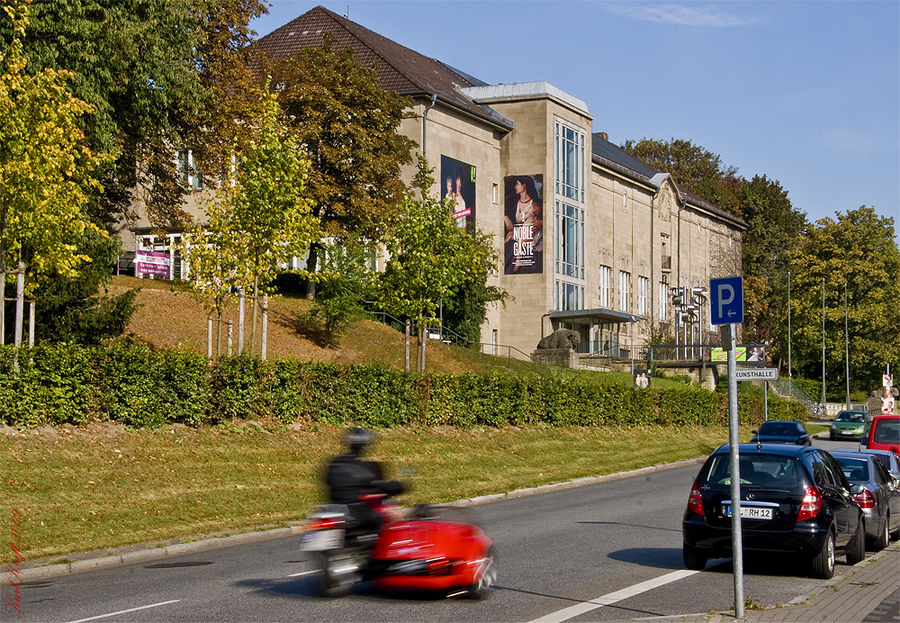 Zu schnell vor der Kunsthalle?