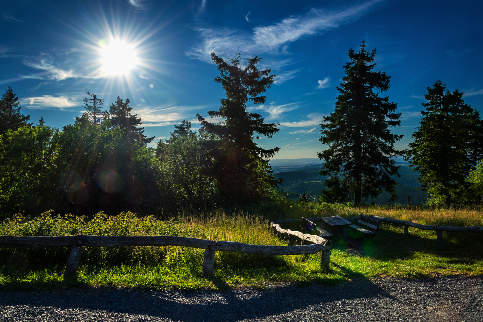 Zu Tisch auf dem Berg