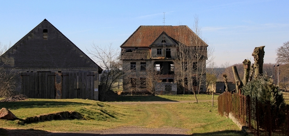 zu Verbrennen ... Gutshaus Zepkow