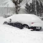 Zu viel Schnee für mein Auto