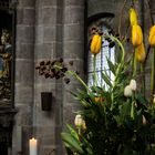 Zu Weihnachten: Altarblumenschmuck Sebalduskirche Nürnberg