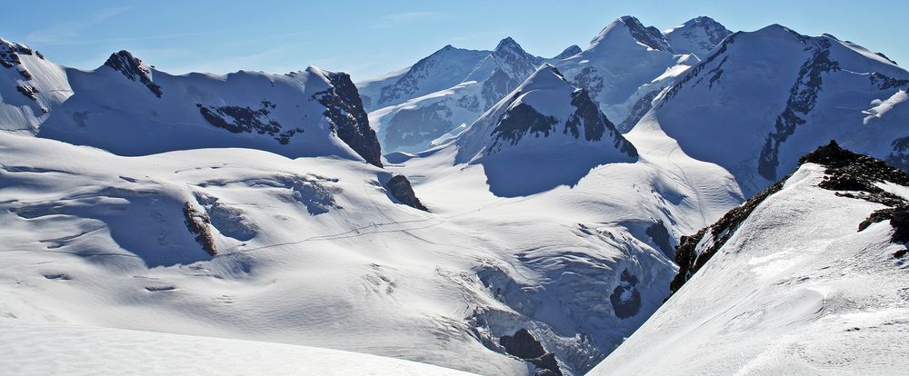 Zu Weihnachten eine meiner liebsten Sichten auf die großen Viertausender...