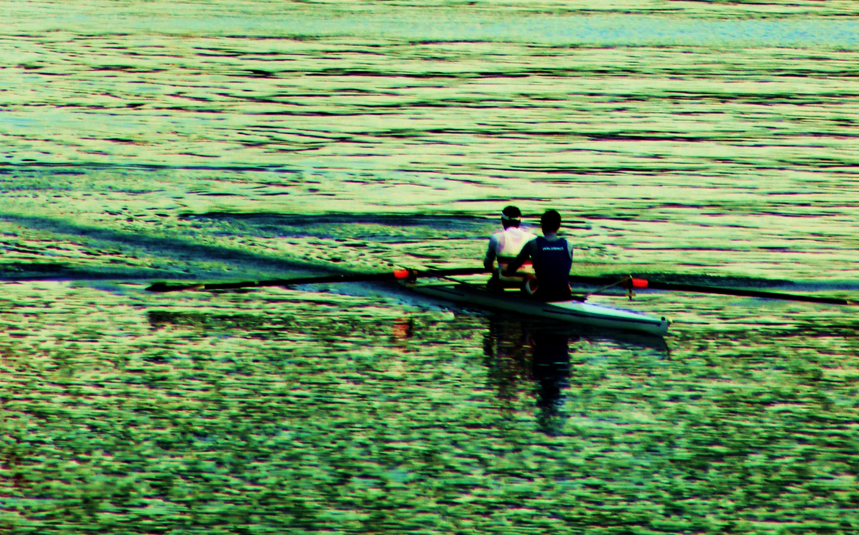 zu Zweit auf dem Wasser