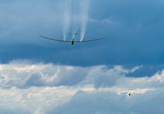 Zu zweit nach dem Überflug