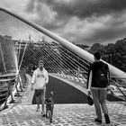 Zubizuri Bridge in Bilbao