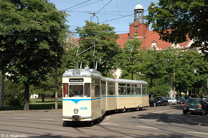 Zubringerverkehr zu Museum in Leipzig-Möckern