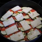 Zucchini, Tomaten Gratin