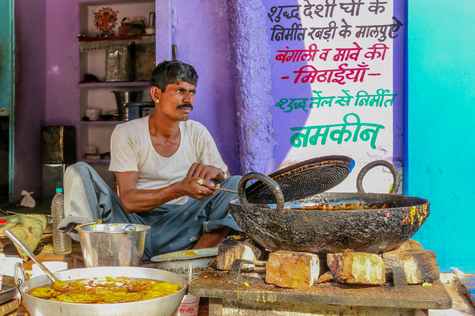 Zuckerbäcker in Pushkar