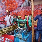 Zuckerrohrsaft in Bijapur