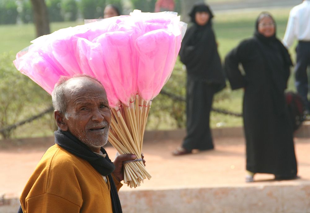 ZUCKERWATTE Verkäufer Indien