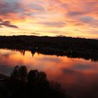 zuckerwattenhimmel und kuhfleckenfluss