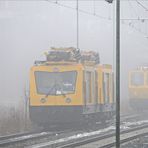 Züge im Nebel (1)